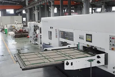 Die-cutting section