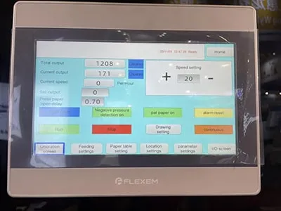 10-inch touchscreen